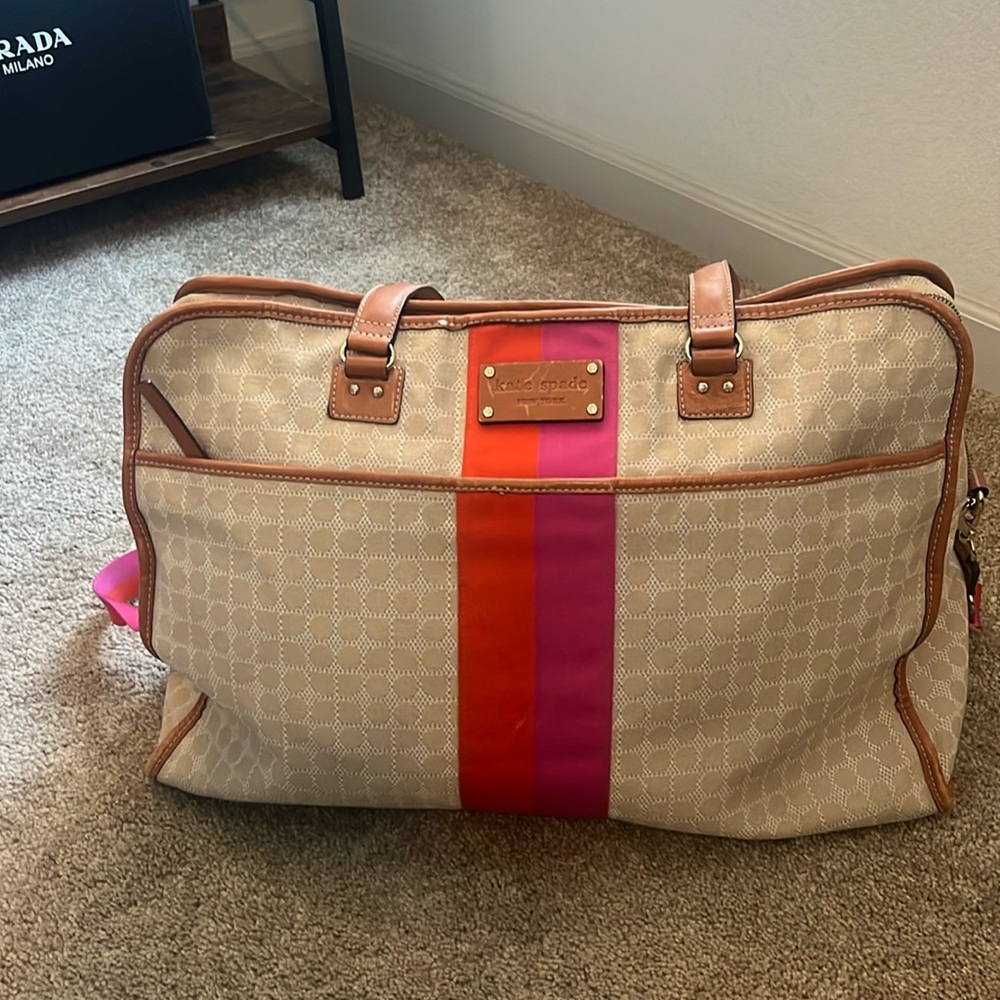 Kate spade large weekender bag